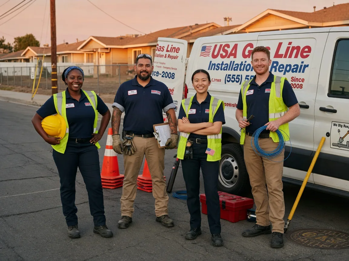 Gas Line Installation company in Woodhull, IL